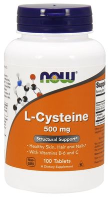 L-Cysteine, 500mg (Tabs) - 100 tabs