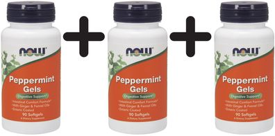 3 x Peppermint Gels - 90 softgels