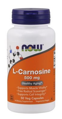 L-Carnosine, 500mg - 50 vcaps