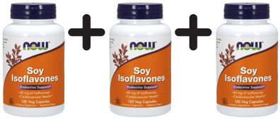 3 x Soy Isoflavones - 120 vcaps