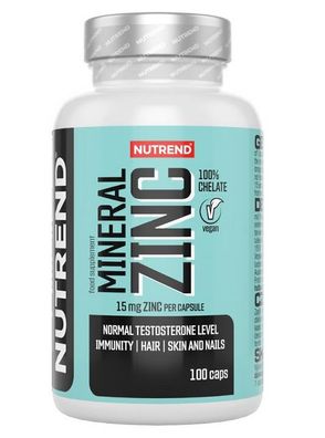 Mineral Zinc 100% Chelate - 100 vcaps