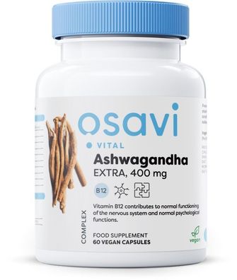 Ashwagandha Extra, 400mg - 60 vegan caps