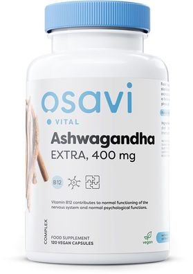 Ashwagandha Extra, 400mg - 120 vegan caps