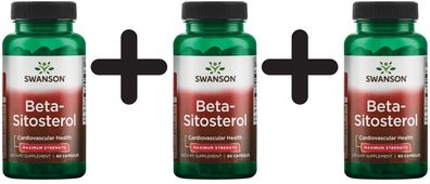 3 x Beta Sitosterol - 60 caps