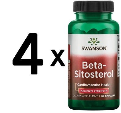 4 x Beta Sitosterol - 60 caps