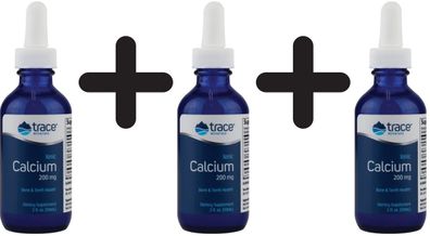 3 x Ionic Calcium, 200mg - 59 ml