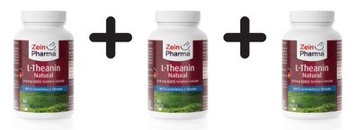 3 x L-Theanin Natural Forte, 500mg - 90 caps
