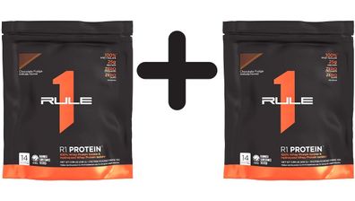 2 x R1 Protein, Chocolate Fudge - 448g