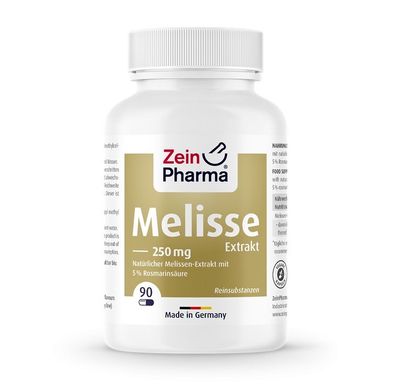 Melissa Extract, 250mg - 90 vcaps