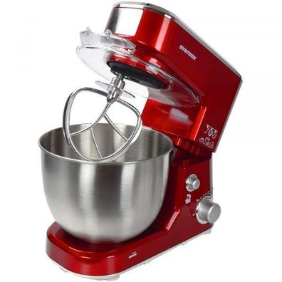 Küchenmaschine Wezen Knetmaschine & Mixer mit Edelstahl-Behälter - Farbwahl: rot ...