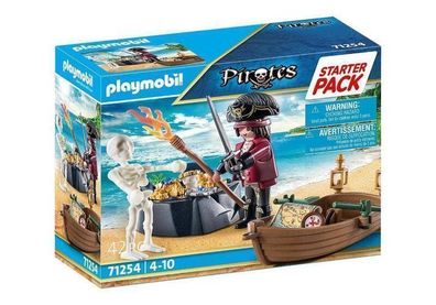 Playmobil Piraten Figur 71254 Starter Pack Pirat mit Boot