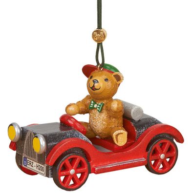 Hubrig Volkskunst 'BBH - Auto mit Teddy 8cm'