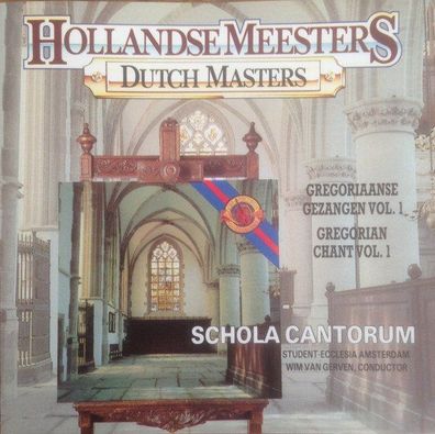 CD: Hollandse Meesters/ Dutch Masters: Gregorian Chant Vol. 1 (1988) MBK 44860