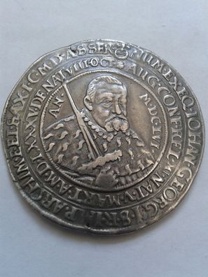 Original Taler 1656 Sachsen Johann Georg I. Sterbetaler Johann Georg I. 1615-1656