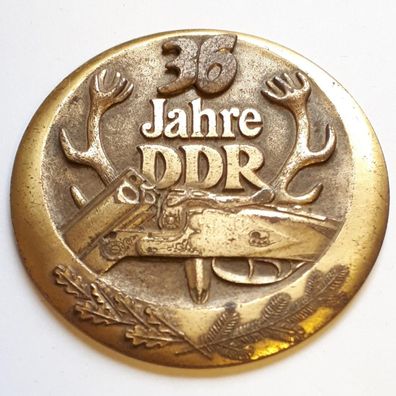 DDR Jagdmedaille 36 Jahre DDR