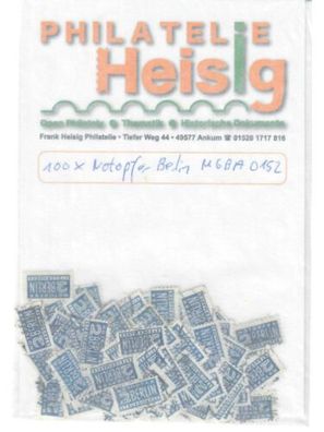 Notopfer Berlin, 100 Briefmarken, gestempelt