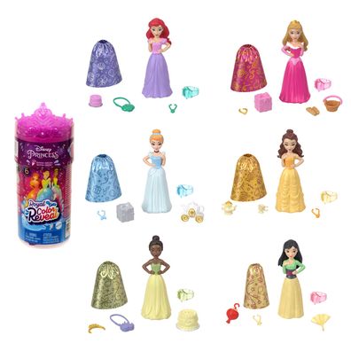 Mattel HMK83 Disney Prinzessin Small Dolls Royal Color Reveal Sortiment