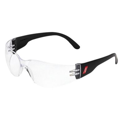 Nitras Vision Protect Basic | 12 Schutzbrillen | schwarz | Kunststoff