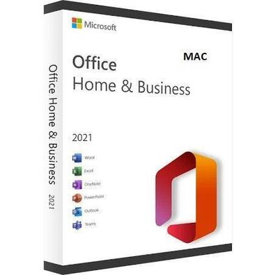 Microsoft Office 2021 Home and Business MAC/ lifetime/ MS-KONTO-ANBINDUNG/ Vollversio