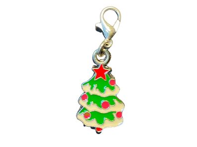 Tannenbaum Charm Weihnachten Miniblings Anhänger Weihnachtsbaum emailliert