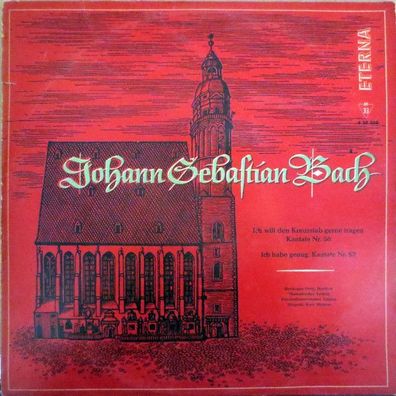Eterna 8 20 202 - Johann Sebastian Bach, Hermann Prey, Thomanerchor, Gewandhauso