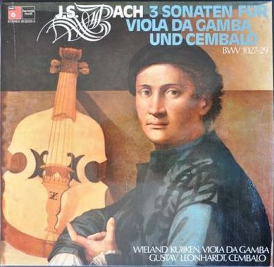 BASF 20 22225-3 - 3 Sonaten Für Viola Da Gamba Und Cembalo BWV 1027-1029