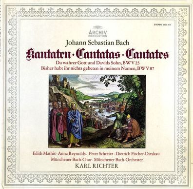 Archiv Produktion 2533 313 - Kantaten - Cantatas - Cantates - Du Wahrer Gott Und