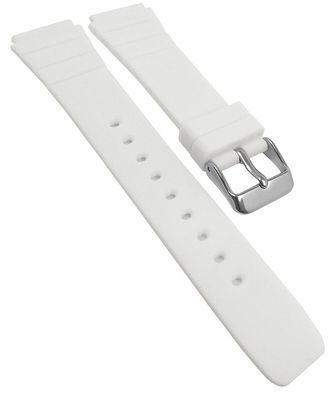 Calypso | Uhrenarmband Silikon weiß mit Einschnitt sehr weich | K5805