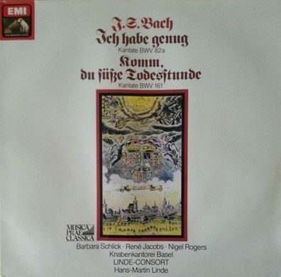 EMI 1C 065-43 076 - Kantate BWV 82a "Ich Habe Genug"/ Kantate BWV 161 "Komm, Du
