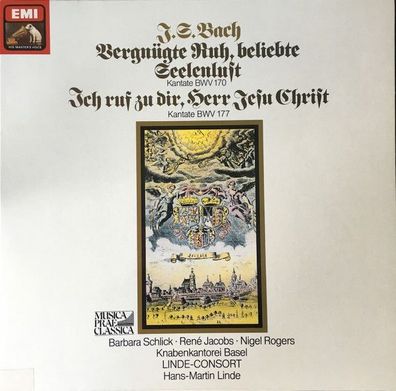 EMI 1C 065-43 077 - Vergnügte Ruh, beliebte Seelenlust Kantate BWV 170, Ich ruf