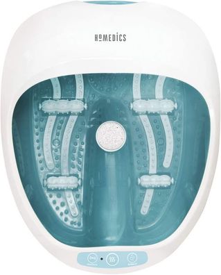 HoMedics Fußbad Premium Spa Deluxe Hydro-&Vibrationsmassage Fußsprudelbad türkis