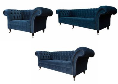 Sofagarnitur 4 + 3 + 1 Sitzer Set Design Sofa Polster Couch Modern Luxus