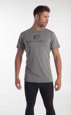 Nanobionic® Funktionsshirt Nanobionic® Iconic T-shirt (grau/ schwarz)