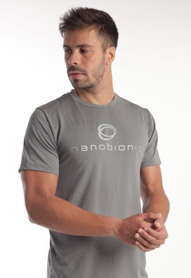 Nanobionic® Funktionsshirt Nanobionic® Iconic T-shirt (grau/ silber)