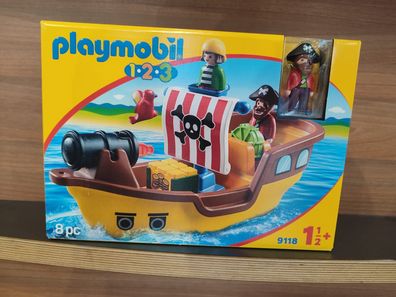 9118 Playmobil - 1-2-3 Piratenschiff
