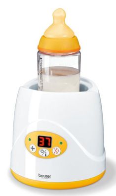 BEURER Babykostwärmer LED Display 80 W weiß/ gelb