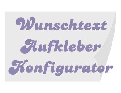Frontscheibenaufkleber Wunschtext Klebeschrift Schrift-Fabrik Aufkleber Konfigurator