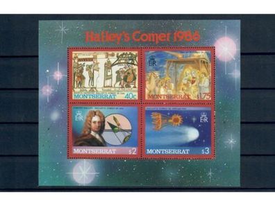 Montserrat, MiNr. 622-629, Block 36, Block 36 * * , postfrisch, Halleyscher Komet