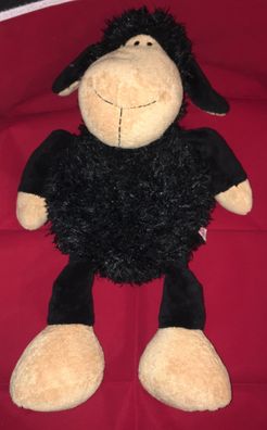 Stofftier Schaf Jolly Mäh - schwarz - von Nici 48 cm