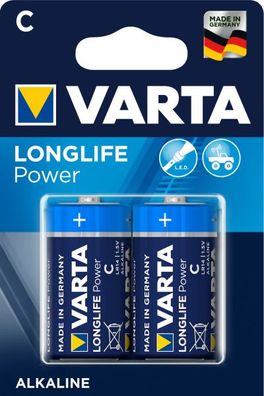 VARTA Batterie Longlife Power C 2er Blister