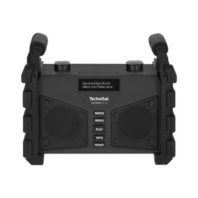 TechniSat Digitradio 230 tragbares Baustellenradio mit DAB+ & Bluetooth