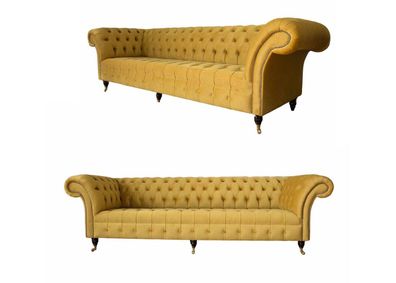 Luxus Beige Sofagarnitur 3 + 3 Sitzer Moderne Couch Wohnzimmer Stil Möbel