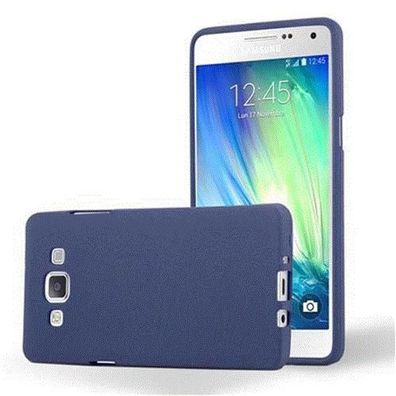 Cadorabo Hülle kompatibel mit Samsung Galaxy A5 2015 in FROST DUNKEL BLAU - Schutz...
