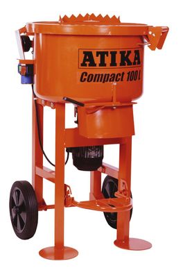 ATIKA Compact 100 Tellerzwangsmischer Betonmischer Zwangsmischer | 2A Ware
