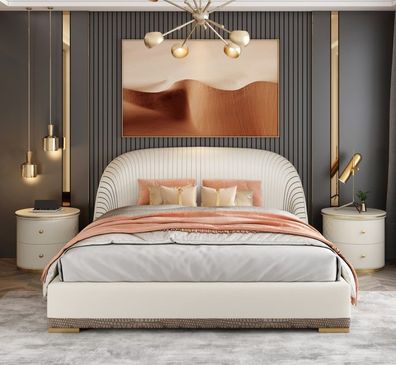 Luxus Doppelbett Betten Schlafzimmer Möbel Design Hotel Einrichtung