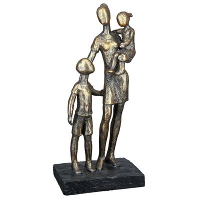Poly Skulptur "Mutter mit Kindern"
