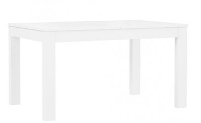 Tisch Tuluza PRRT402M Esstisch, Ausziehbar 140-240 cm (Weiß Hochglanz)