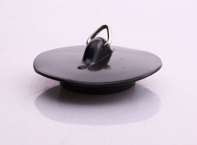 Gummi Stopper Schwarz 59mm. für Waschbecken Spülbecken