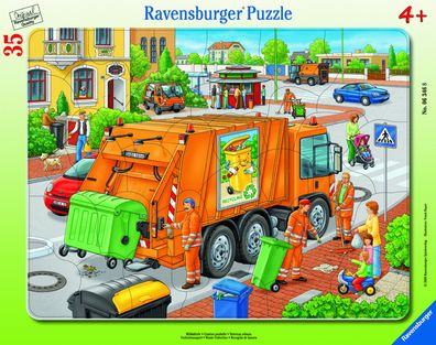 Ravensburger 6346 Müllabfuhr Ravensburger Rahmenpuzzle