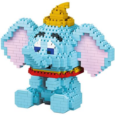 Cute Dumbo Drachen Bausteine Ziegel Cartoon Ornamente Teenager Bauklötze Puzzlespiel